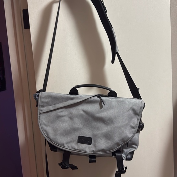 Now-Bring Gray Messenger Bag - Picture 7 of 7